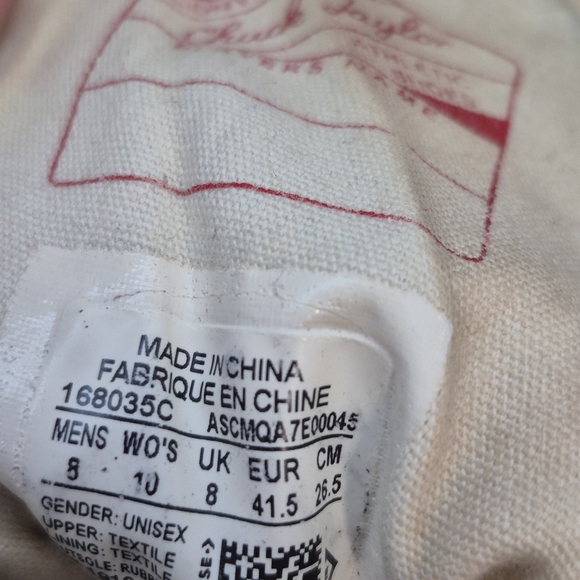 💘 Converse Purple High-Top Sneakers Mens 8 - Picture 13 of 13